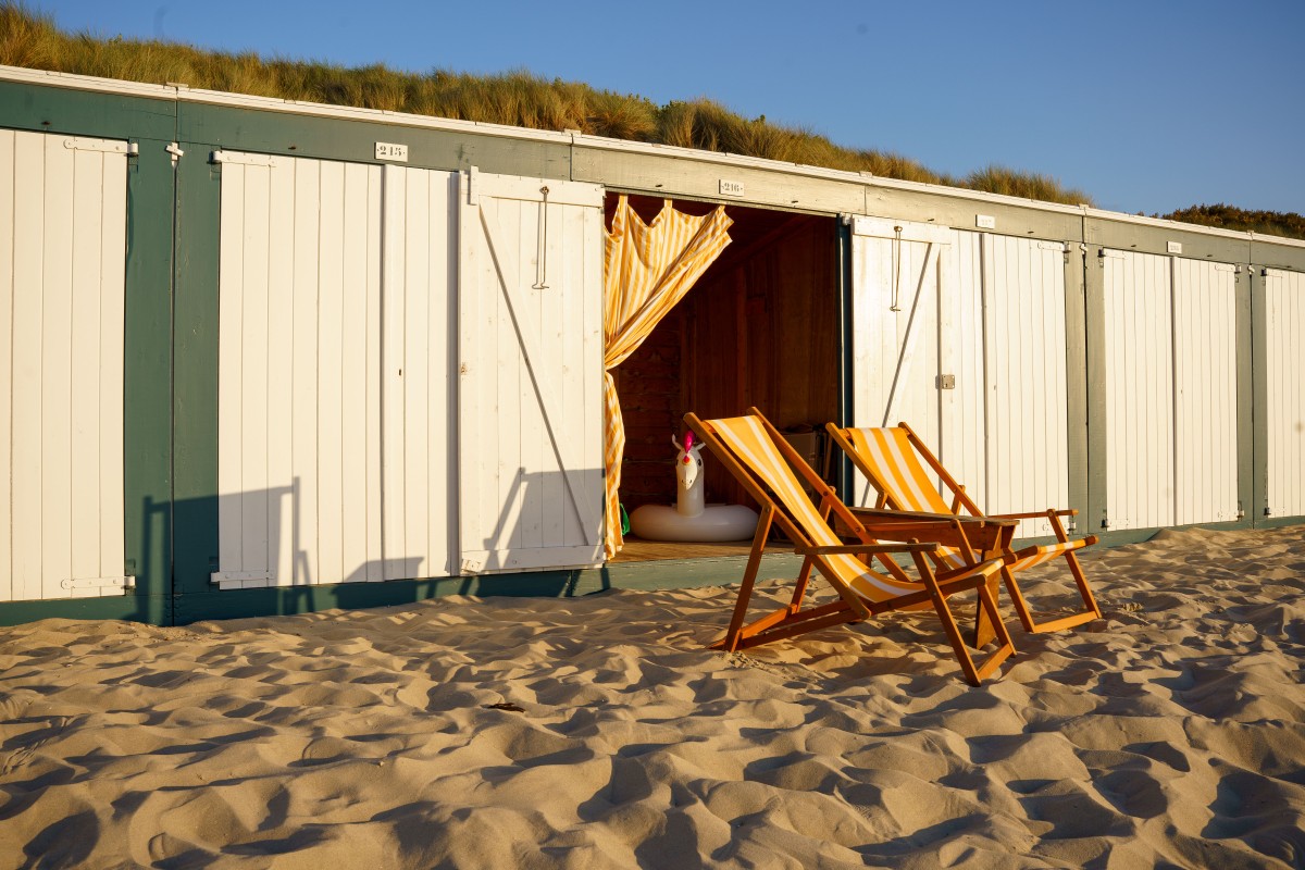 Afbeelding van Strandcabine op het Banjaardstrand