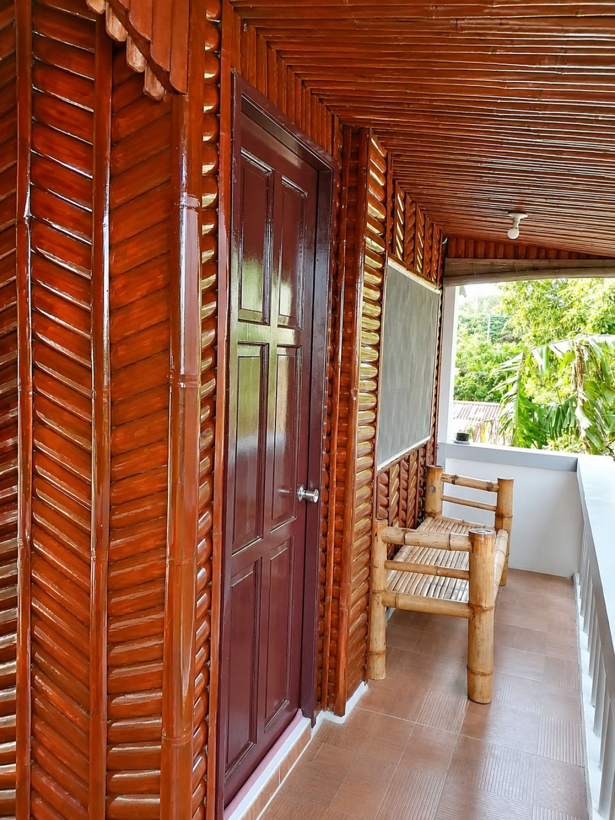 Pictures of Room in traditional wooden style with balcony