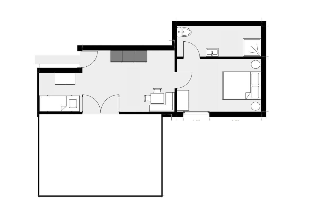 Afbeelding van 4 pers. appartement met groot terras en bergzicht
