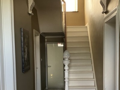Afbeelding van Stijlvolle familie kamer met ruime badkamer.