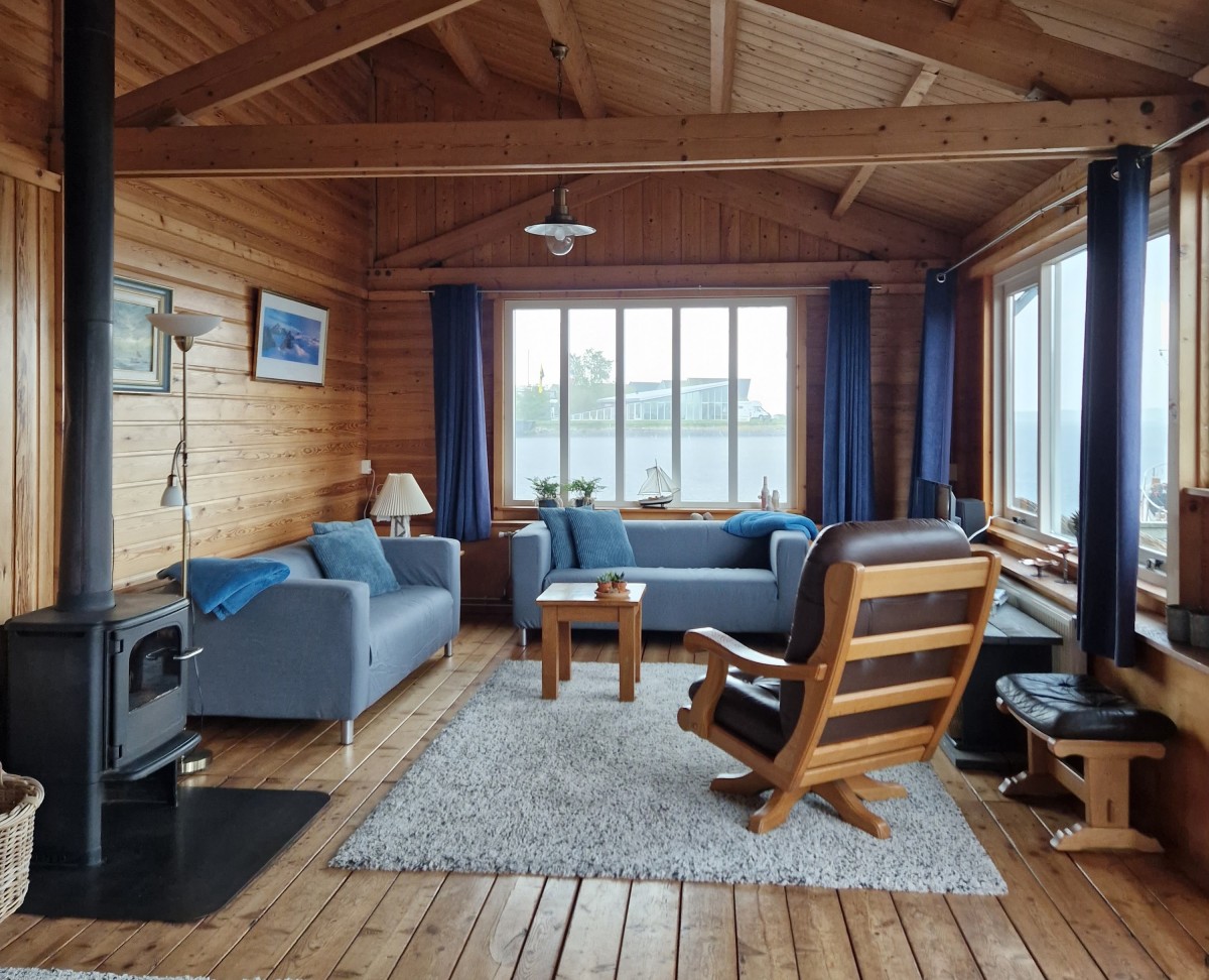 Afbeelding van Boothuis aan het Lauwersmeer.