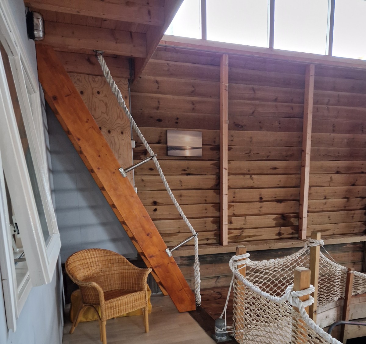 Afbeelding van Boothuis aan het Lauwersmeer.