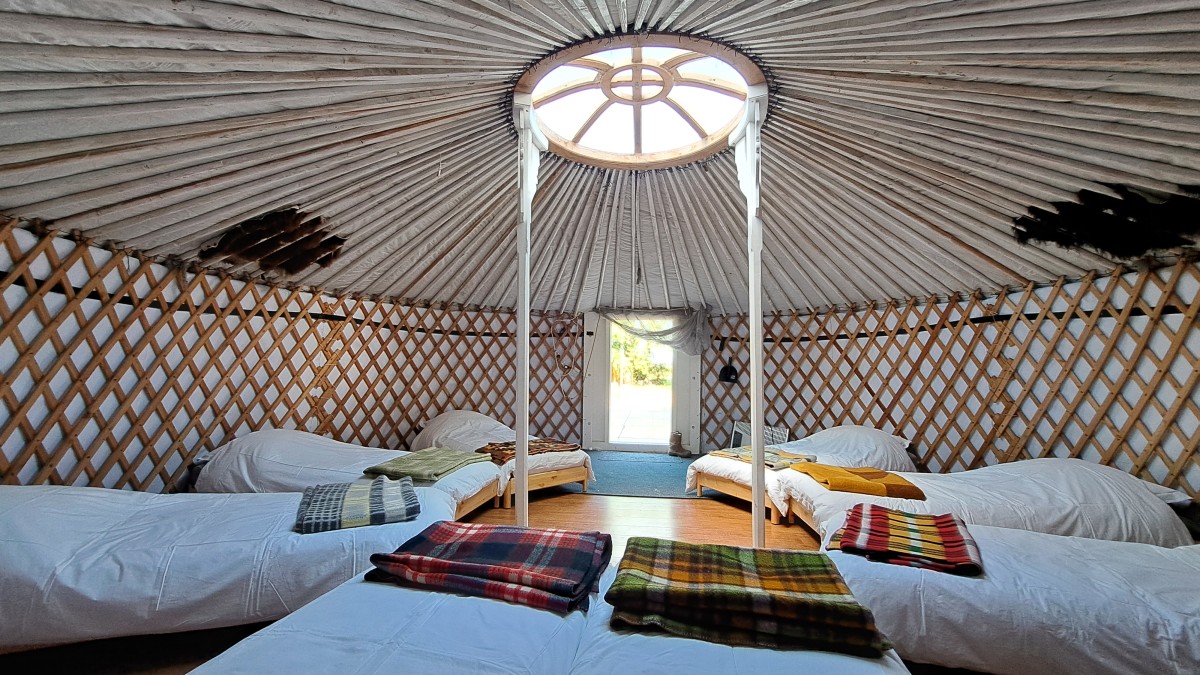 Afbeelding van Witte Yurt & Het Theehuis