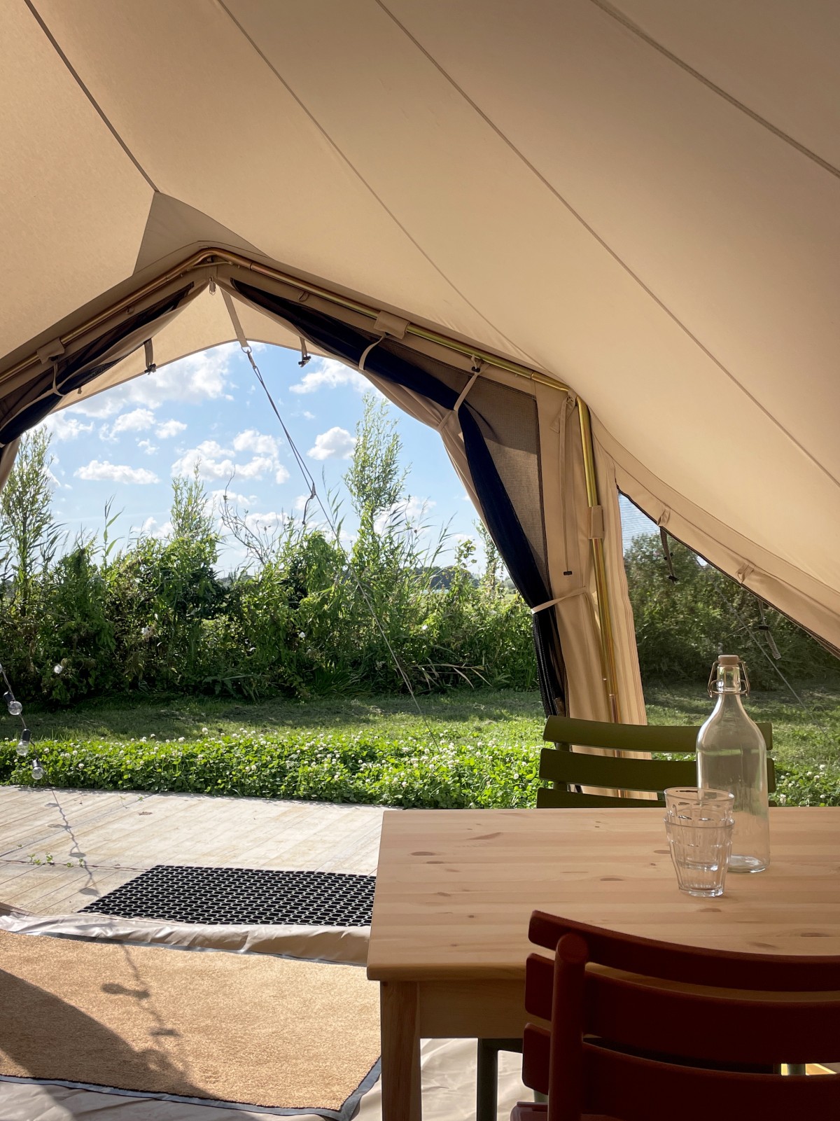 Afbeelding van KOPERWIEK | Ingerichte 2-persoons Bell tent