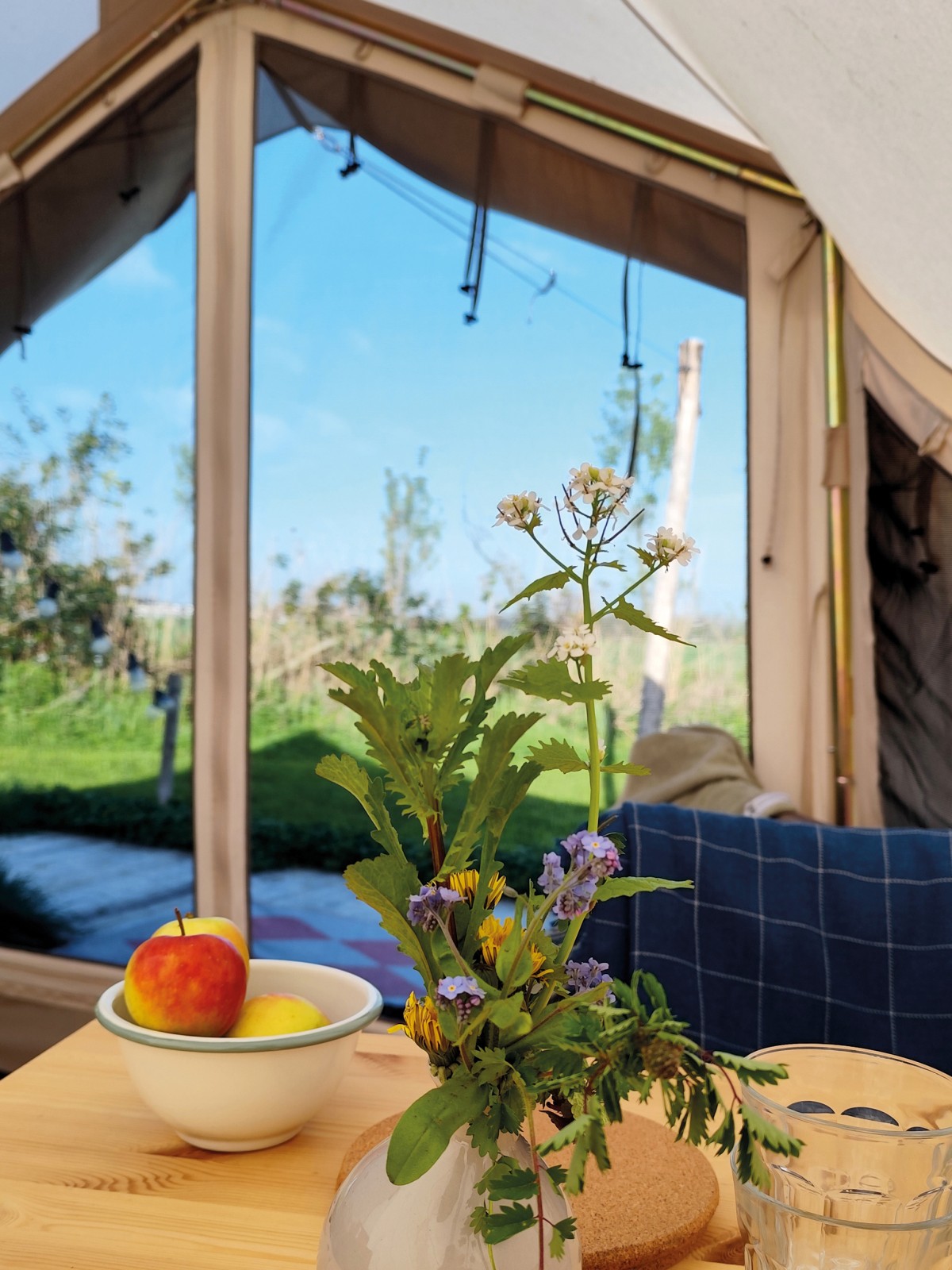 Afbeelding van KOPERWIEK | Ingerichte 2-persoons Bell tent