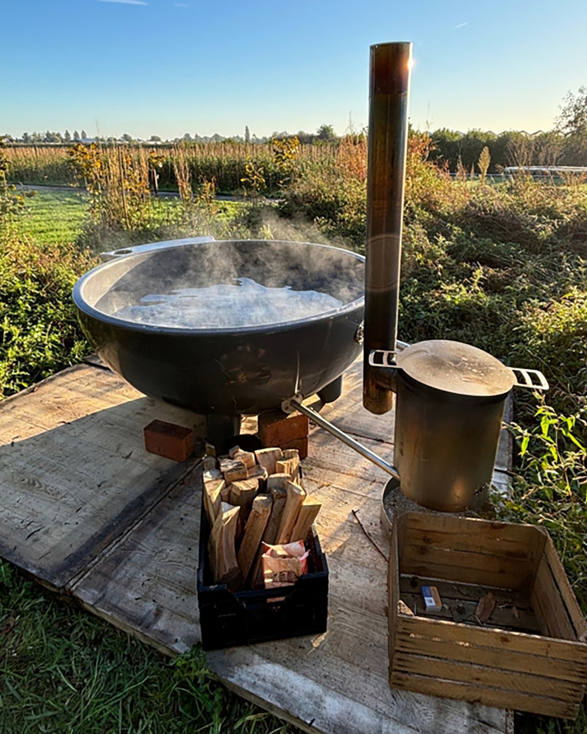 Afbeelding van KOPERWIEK | Ingerichte 2-persoons Bell tent