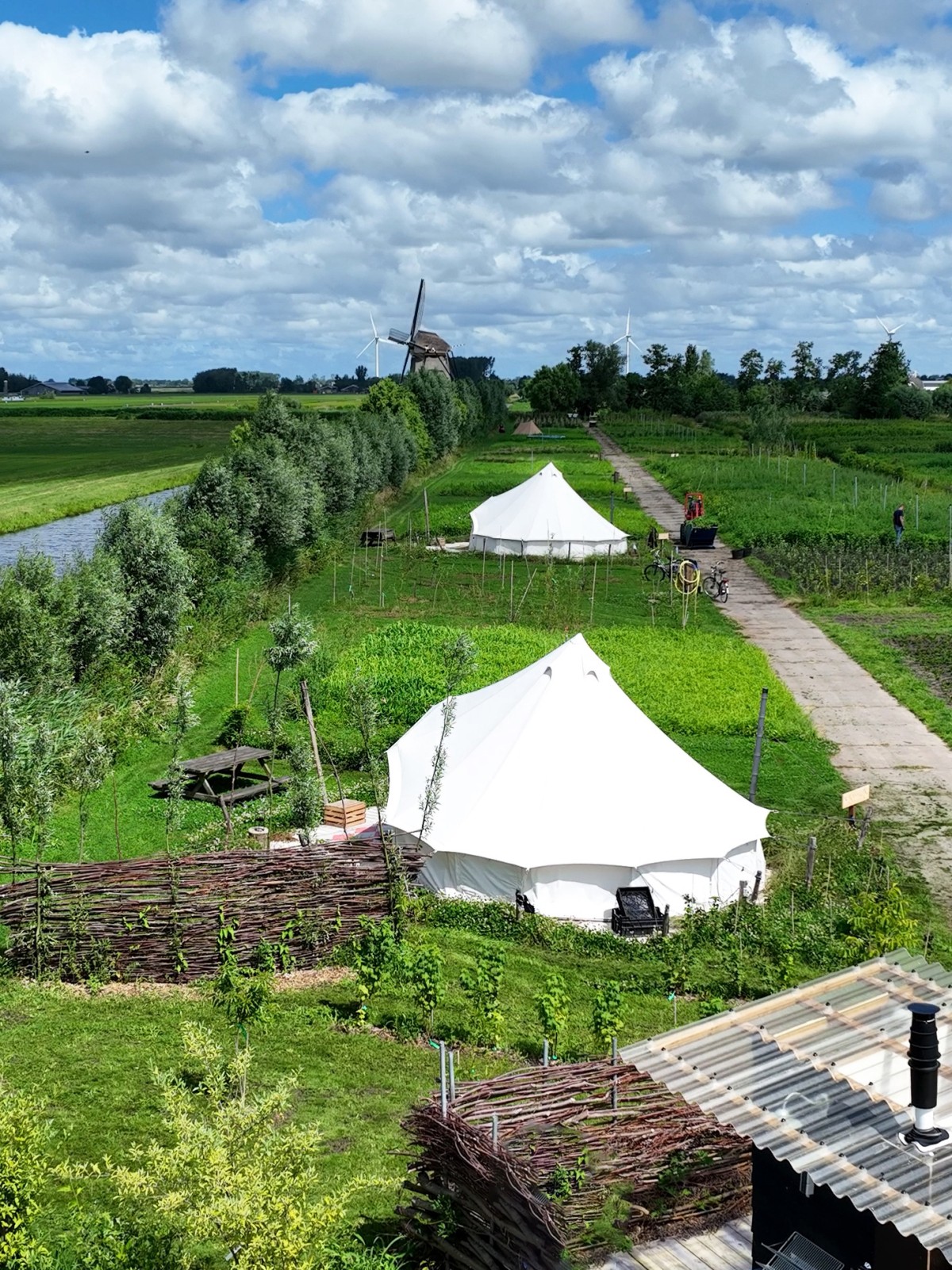 Afbeelding van KOPERWIEK | Ingerichte 2-persoons Bell tent