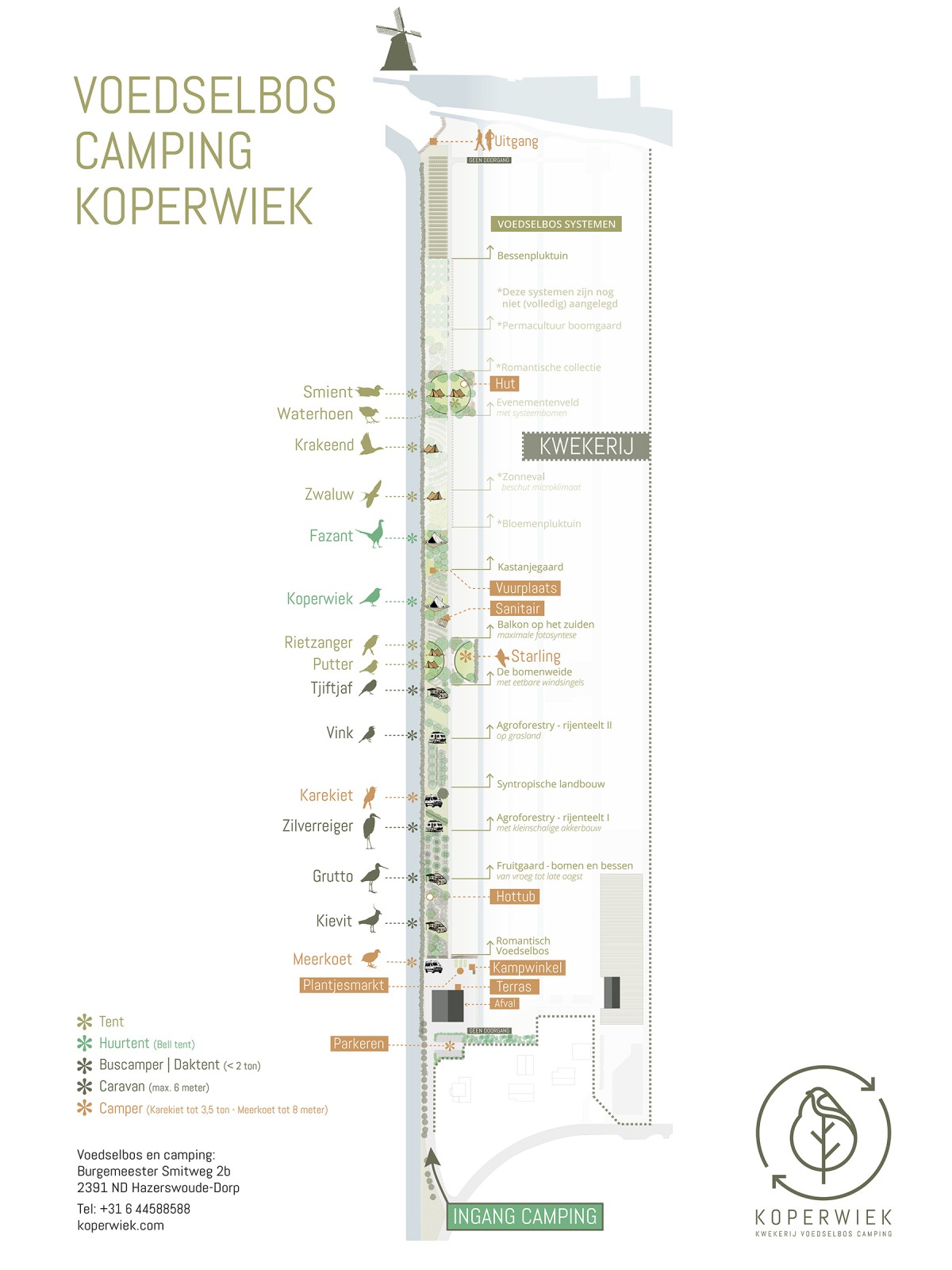 Afbeelding van PUTTER | Kampeerplaats, tent