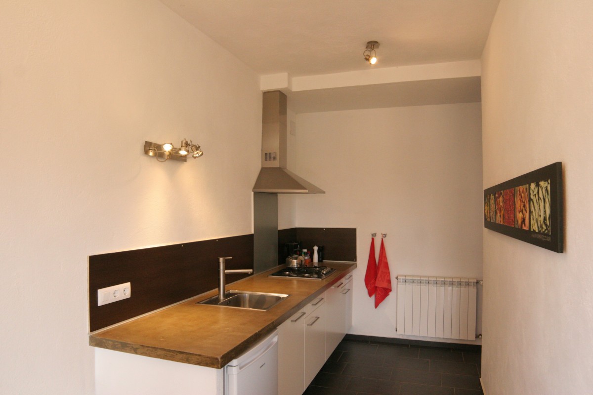 Afbeelding van 4 persoons appartement met eigen keuken en terras