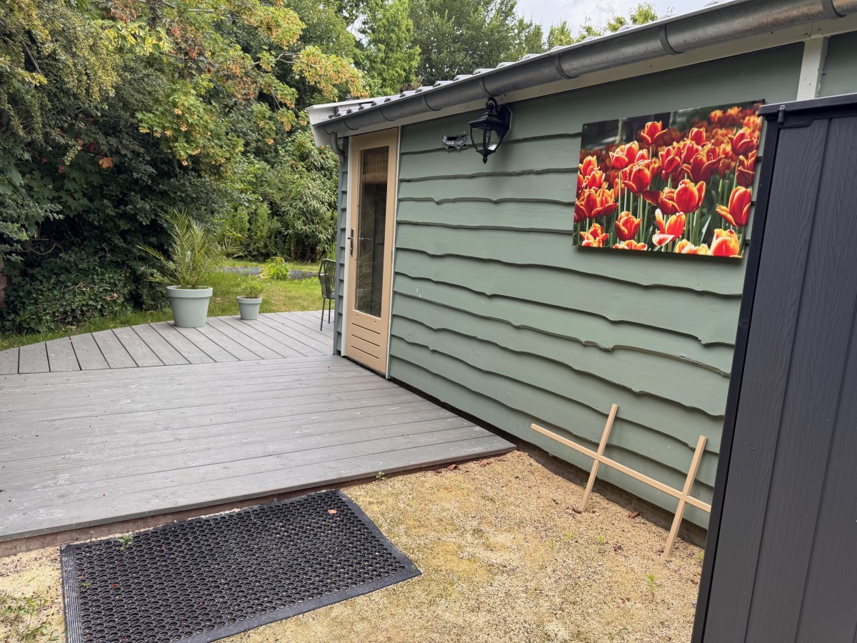 Afbeelding van 2-p Chalet met privacy en tuin nabij Leeuwarden