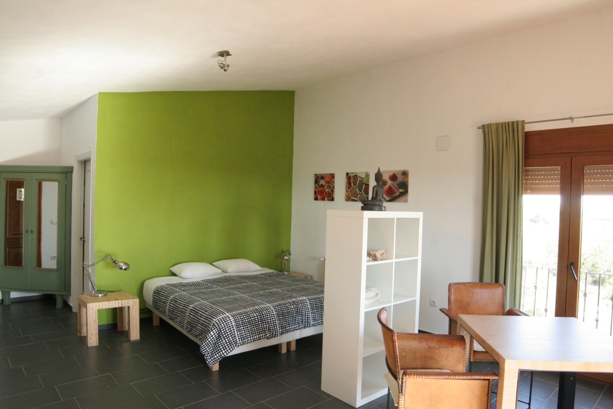 Afbeelding van 3) Riante kamer (40 m2) met bad en terras
