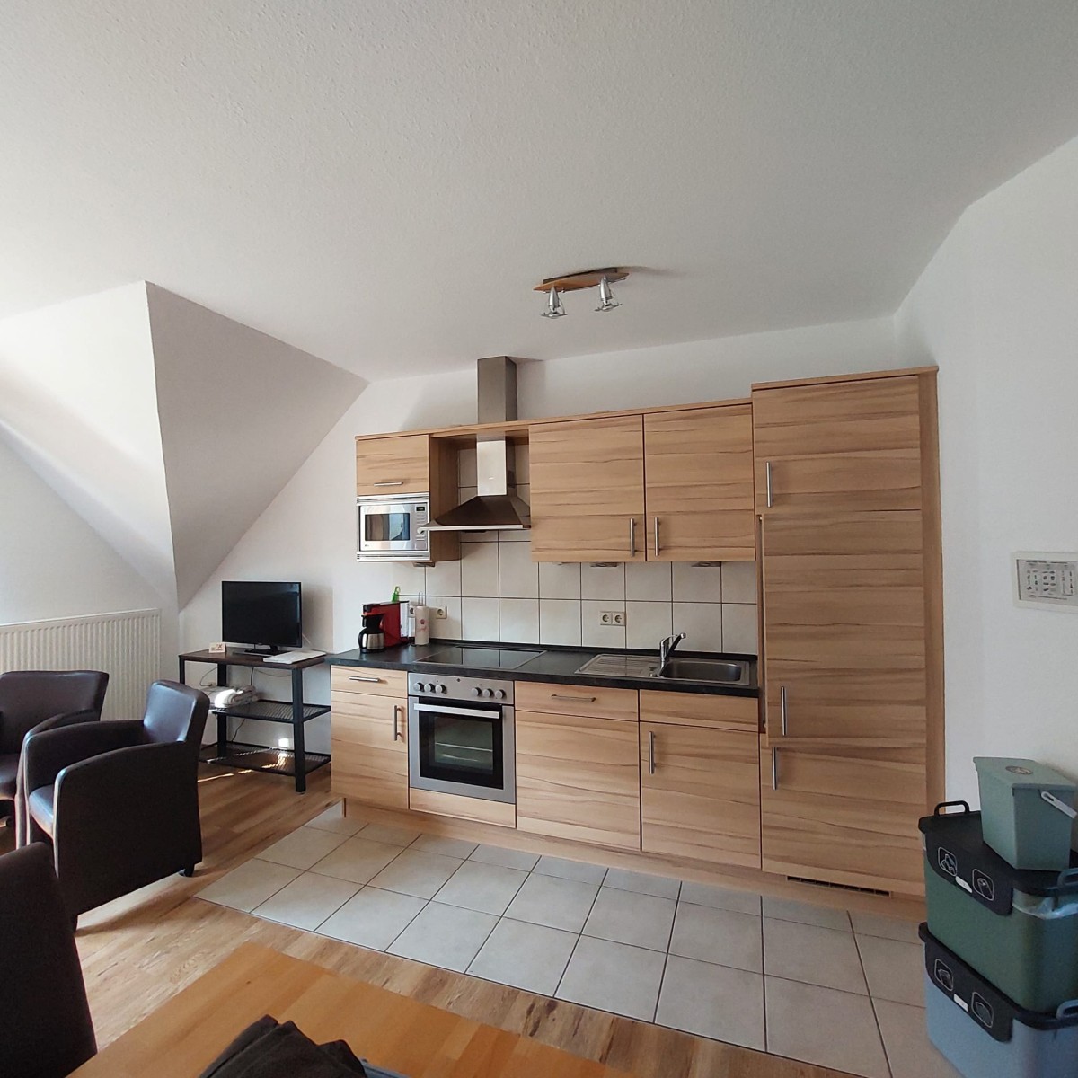 Afbeelding van Apartment. 2 pers. 1 slaapkamer en woonkamer met balkon en uitzicht op de Moezel