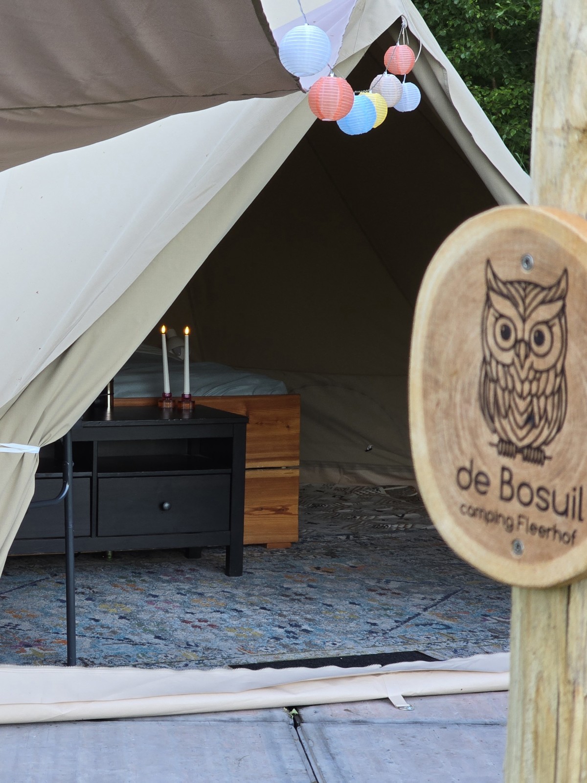Afbeelding van Ingerichte Bell tent