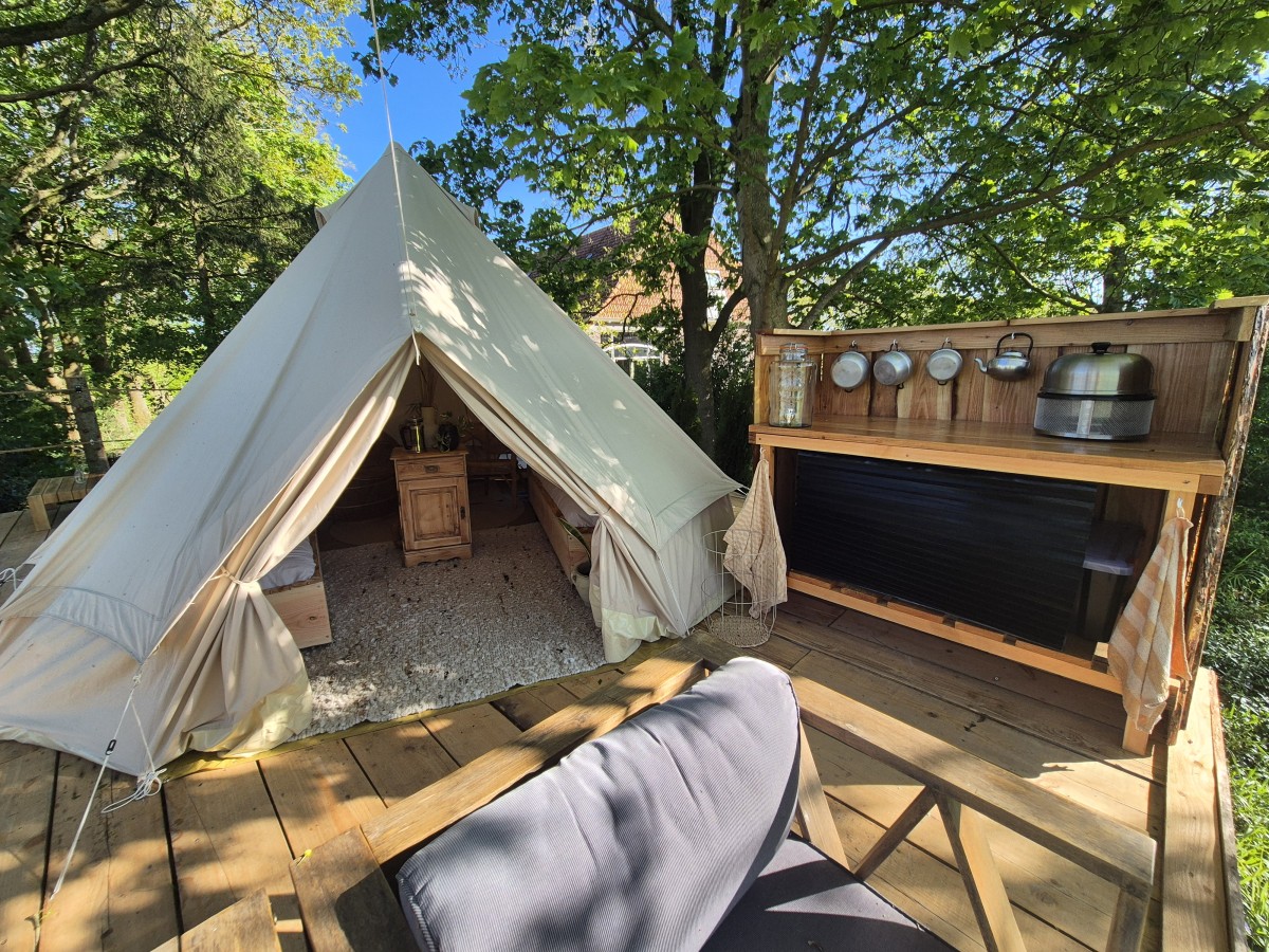 Afbeelding van Ingerichte Bell Tent