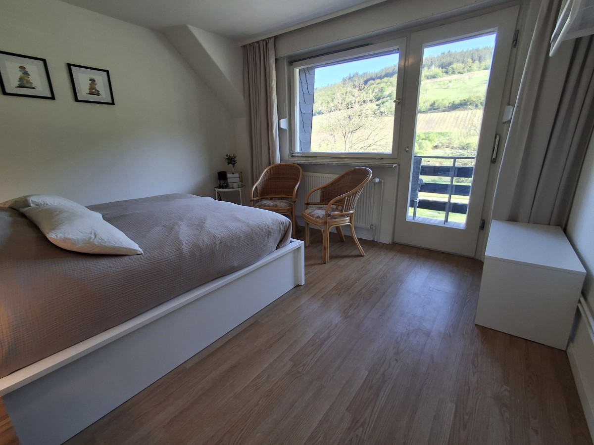 Afbeelding van Kamer met balkon, eigen badkamer en Moezelzicht