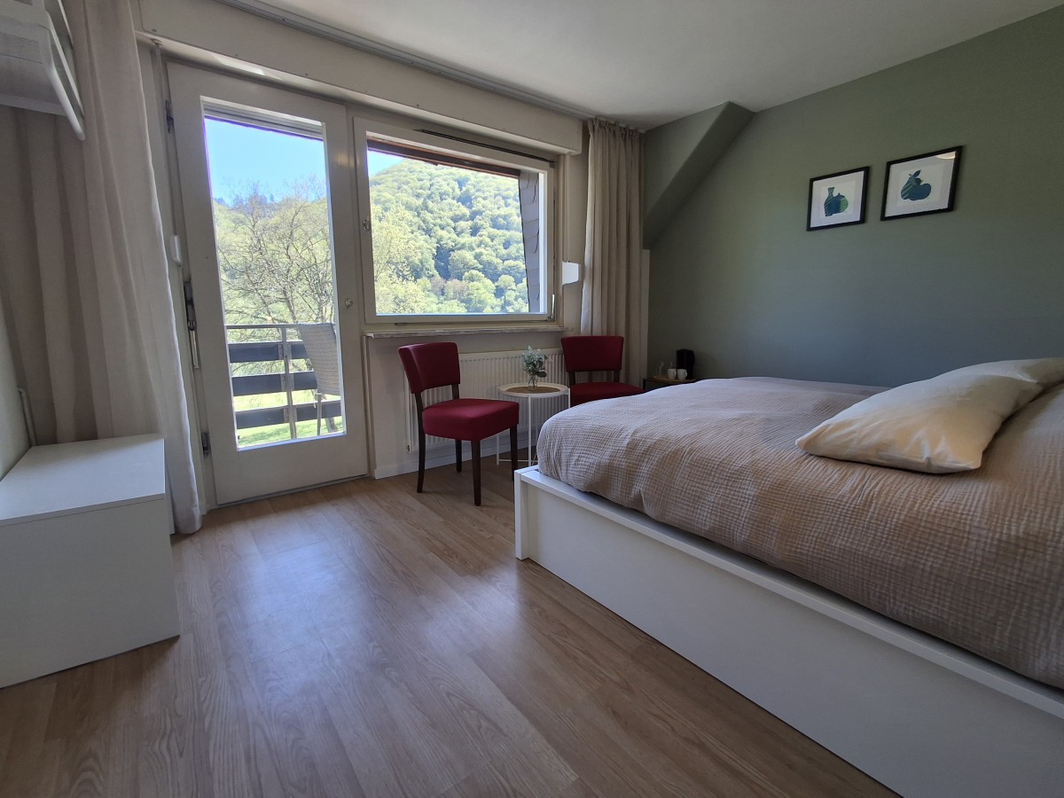 Afbeelding van Kamer met balkon, eigen badkamer en Moezelzicht