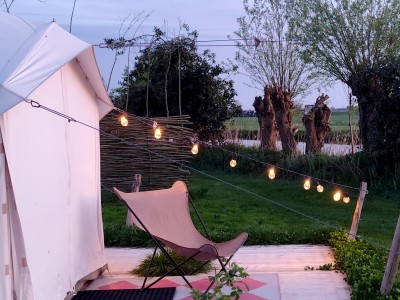 KOPERWIEK | Ingerichte 2-persoons Bell tent