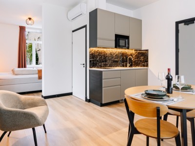 Luxe appartement 1 met kingsize bed