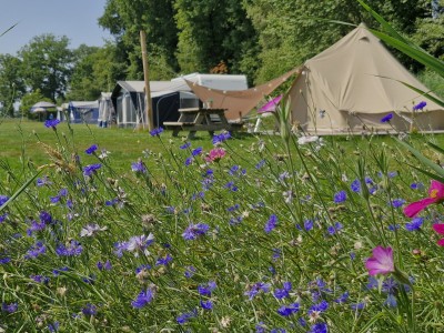 Ingerichte Bell tent