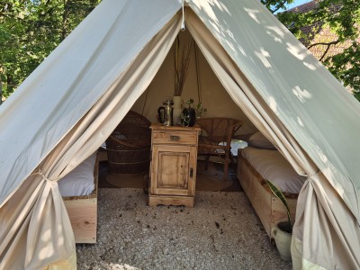 Ingerichte Bell Tent