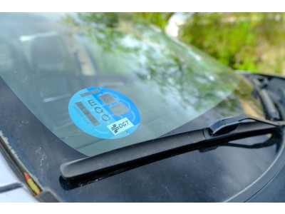Environmental sticker in Málaga
