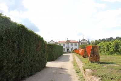 Paseo del arte en Solar de Bouças.