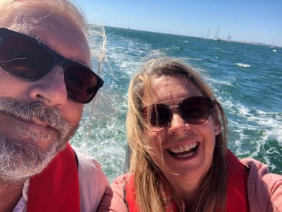 Sailing in the Eastern Algarve, Portugal