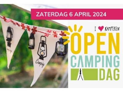 Zaterdag 6 april: OPEN CAMPING DAG