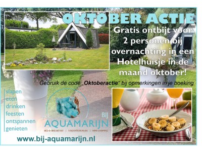 Gratis ontbijt bij overnachting in oktober
