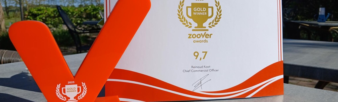De bokaal! Golden Zoover Award 2025