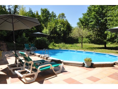 La piscina está lista.
