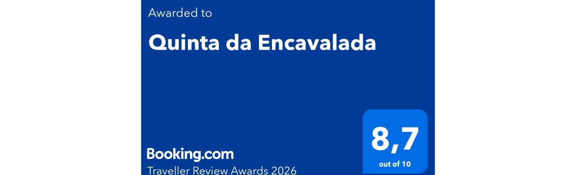 Booking.com award voor Quinta da Encavalada