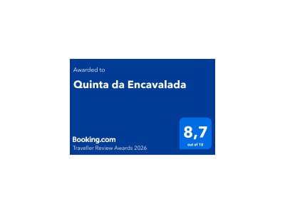 Prémio Booking.com para a Quinta da Encavalada