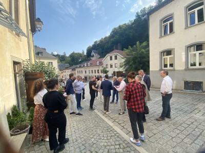 Visit from the Minister of Culture Eric Thill