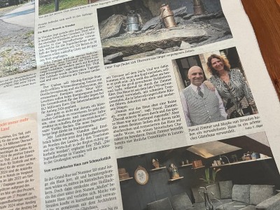 'Beim Mulles' in the newspaper...