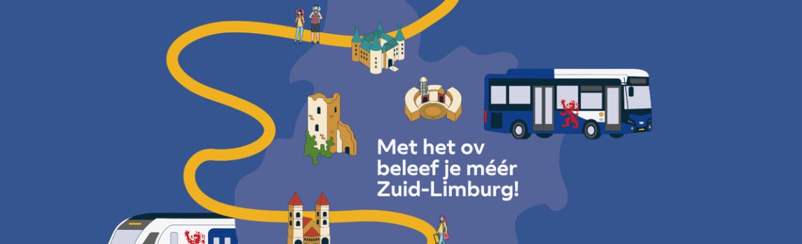 Gratis openbaar vervoer tijdens je verblijf in Zuid-Limburg