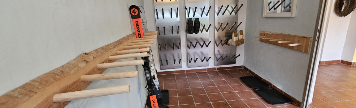 Der Skistall ist fertig!