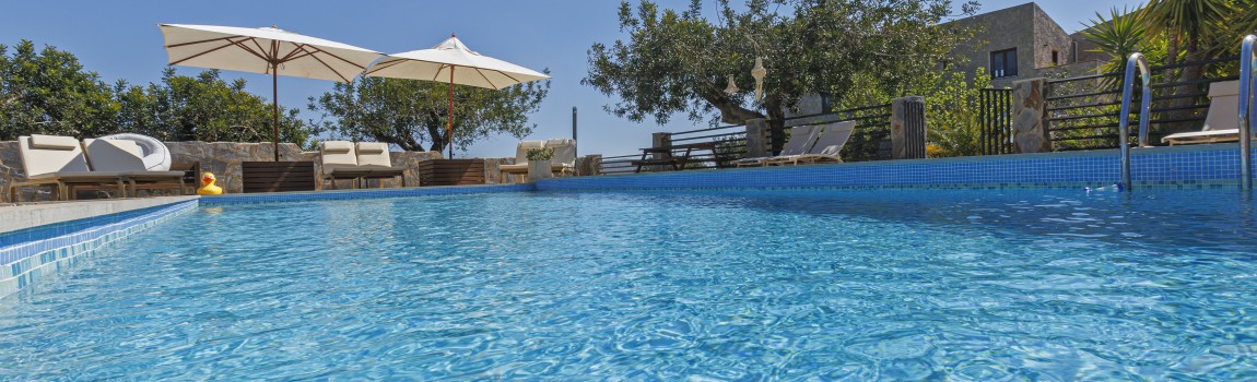 Tuin en zwembad van Mas del Rey