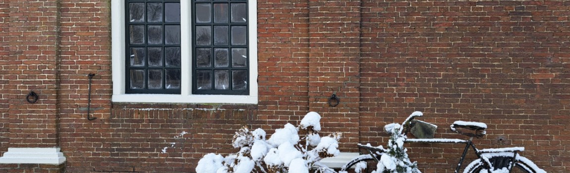 Unia Zathe in de sneeuw